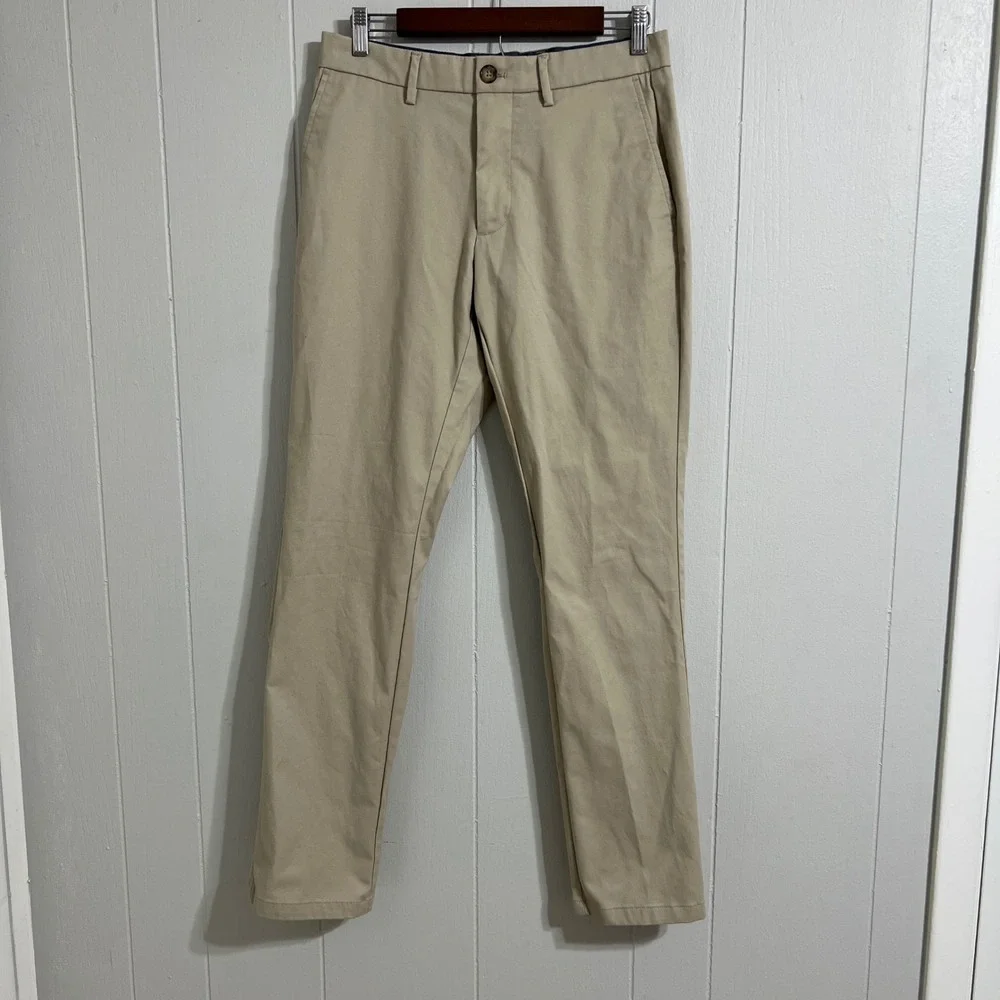 Old Navy Ultimate Straight Built-In Flex Khaki‎ Chinos Pants Mens 30x32